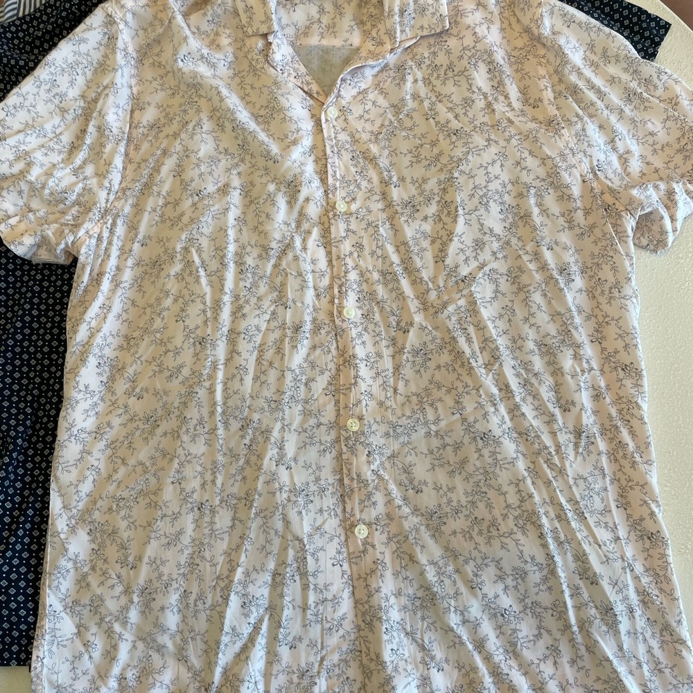 Abercrombie + Fitch AF Soft and Silky Mens Camp Shirts Lot of 3